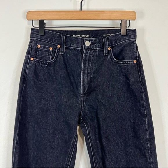 ARITZIA denim forum The Marianne Mid Rise Loose Flare 32l size 23 - Picture 5 of 9